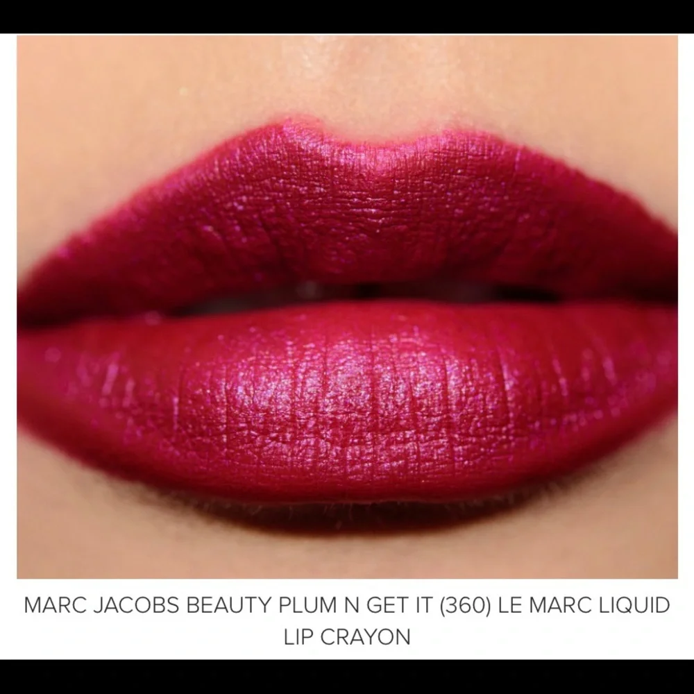 Plum N Get It (360) MARC JACOBS BEAUTY LE MARC LIQUID LIP CRAYON